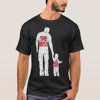 ボス 本当のボス 父の日 パパ 息子 Tシャツ