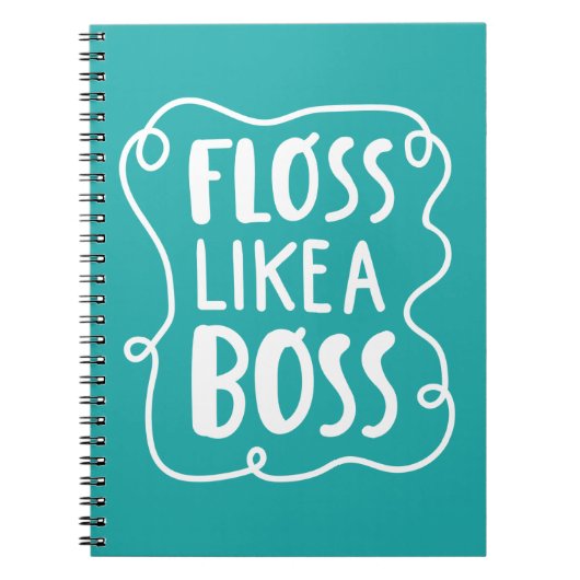 ボス|歯科句のようなフロス ノートブック (正面)