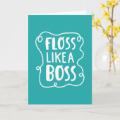 ボス |歯科用語 カード (黄色い花)