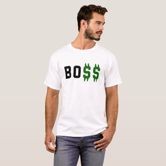 ボス、Bo$$ Tシャツ (正面フル)