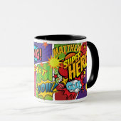 ボス- SUPERHERO WORLDS OTT漫画に名前を追加最高のする マグカップ (正面右)