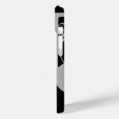 ボスiPhoneケーストレンド抽象芸術白黒緑 Case-Mate iPhoneケース (裏面 / 左)