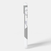 ボスiPhoneケーストレンド抽象芸術白黒緑 Case-Mate iPhoneケース (裏面 / 左)