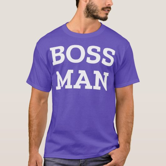 ボスMAN for 実在 Man Tシャツ (正面)