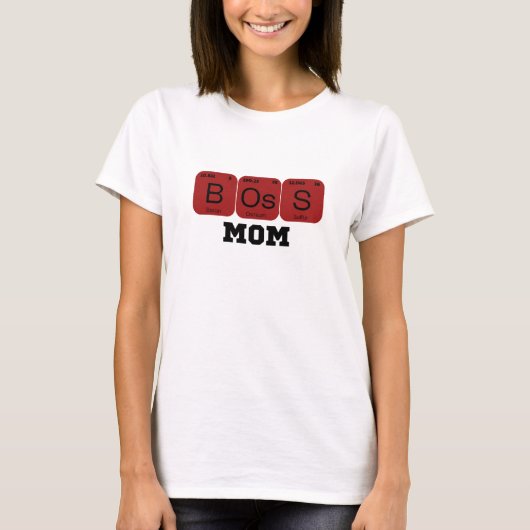 ボスMom期別表要素 Tシャツ (正面)