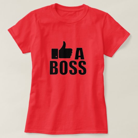 ボスTシャツのように Tシャツ (デザイン正面)