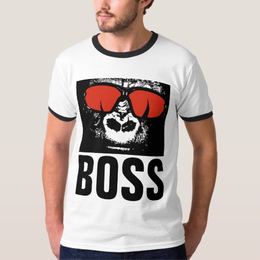 ボスTシャツゴリラ Tシャツ (正面)