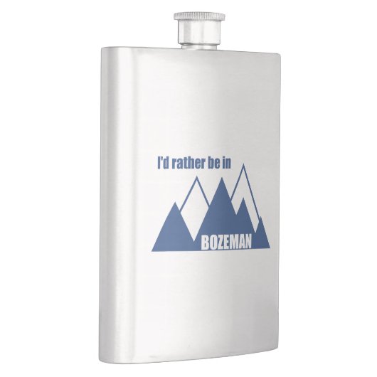 ボズマンモンタナマウンテンに行きたい フラスク (右)
