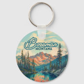 ボズマンモンタナロッキーマウンテンズヴィンテージ キーホルダー (裏面)