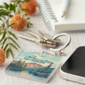 ボズマンモンタナロッキーマウンテンズヴィンテージ キーホルダー (正面右)