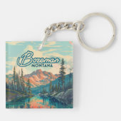 ボズマンモンタナロッキーマウンテンズヴィンテージ キーホルダー (裏面)