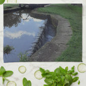 ボセリ運河ロック。 キッチンタオル (折り畳み)