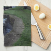 ボセリ運河ロック。 キッチンタオル (四つ折り)