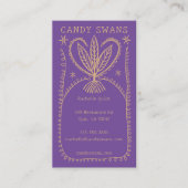 ボタお洒落ニカルフレユニークームボホカスタム 名刺 (正面)