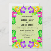 ボタエレガントニカルガーデンバラボホフローラズ結婚 招待状 (正面)