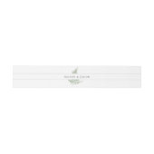 ボタエレガントニカルシダフローラ結婚式招待状 招待状ベリーバンド (フラット)