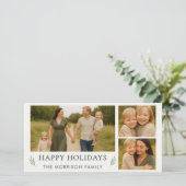 ボタエレガントニカルハッピーホリデーズファミリー3写真 シーズンカード (スタンド正面)