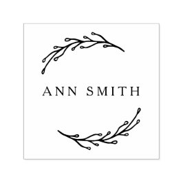 ボタエレガントニカルビジネスのロゴ名 セルフインキングスタンプ