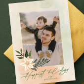 ボタエレガントニカルポインセチア写真最高 シーズンカード