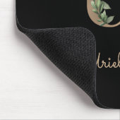 ボタエレガントニカルモノグラム文字Uマウスパッド マウスパッド (コーナー)