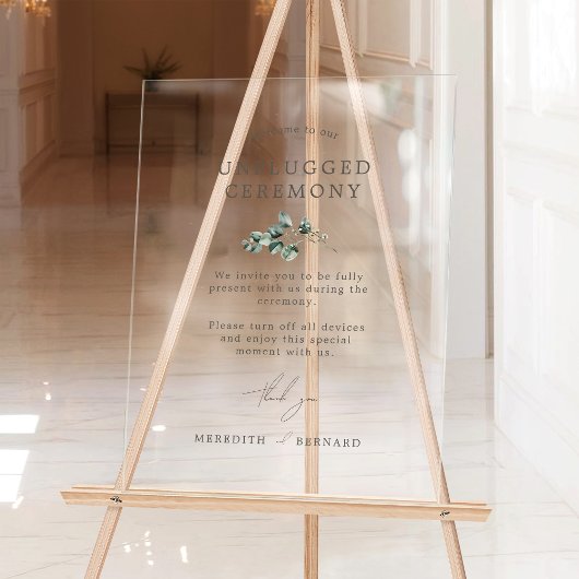 ボタエレガントニ結婚カルの開眼式 アクリルサイン