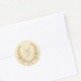 ボタエレガントミニマルニカル弓リース結婚ズ ラウンドシール