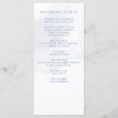 ボタエレガントモダンニカルダスティブルーフローラ結婚ズ プログラム (裏面)