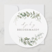 ボタエレガントンの結婚花嫁の提案カード 招待状 (正面)