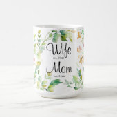 ボタエレガントンウォーター色ワイルドフラワー最高のマ コーヒーマグカップ (中央)