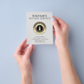 ボタエレガントンスタンプ記号のクラス チラシ (手)