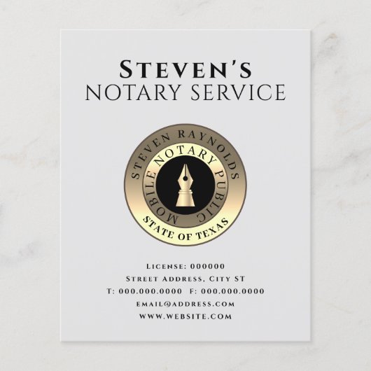 ボタエレガントンスタンプ記号のクラス チラシ (正面)