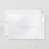 ボタエレガントンモダンカルダスティブルーフローラQRコード 出欠カード (裏面)