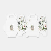 ボタエレガントン素朴カル緑の結婚式 フェイバーボックス (折り畳みなし)