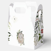 ボタエレガントン素朴カル緑の結婚式 フェイバーボックス (オープン)