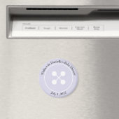 ボタカスタムンとしてかわいい赤ちゃんシャワーマグネットのお願い マグネット (インサイチュ (食洗機))