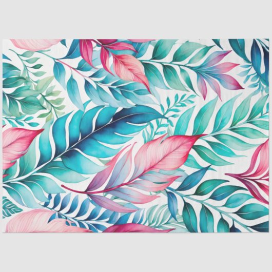 ボタカラフルニカルアートティッシュペーパー 薄葉紙 (正面)