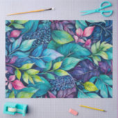 ボタカラフルニカルアートティッシュペーパー 薄葉紙 (クラフト)