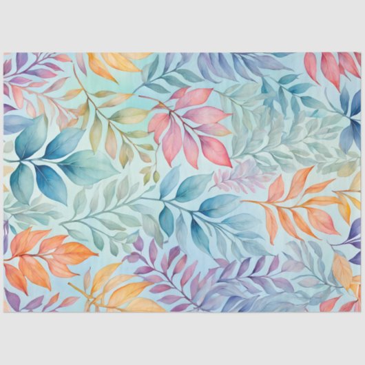 ボタカラフルニカルアートティッシュペーパー 薄葉紙 (正面)