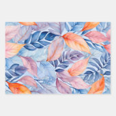 ボタカラフルニカルアートラッピング紙シート ラッピングペーパーシート (正面)