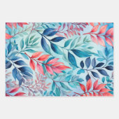 ボタカラフルニカルアートラッピング紙シート ラッピングペーパーシート (正面2)