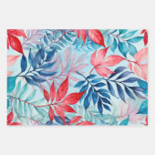 ボタカラフルニカルアートラッピング紙シート ラッピングペーパーシート (正面)