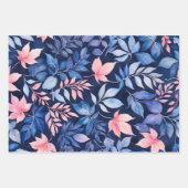 ボタカラフルニカルアートラッピング紙シート ラッピングペーパーシート (正面)