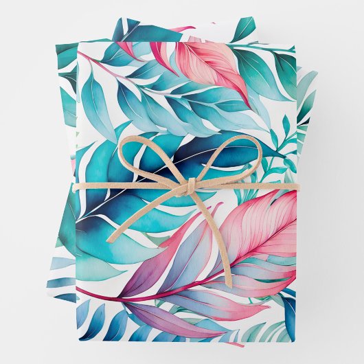 ボタカラフルニカルアートラッピング紙シート ラッピングペーパーシート