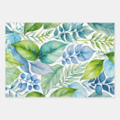 ボタカラフルニカルアートラッピング紙シート ラッピングペーパーシート (正面3)