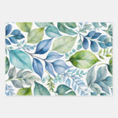 ボタカラフルニカルアートラッピング紙シート ラッピングペーパーシート (正面2)