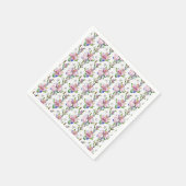 ボタカラフルニカルパタ芸術的ーン スタンダードカクテルナプキン (角)