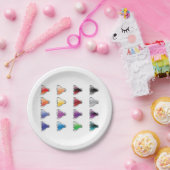 ボタカラフルンのアイコン ペーパープレート (パーティー)