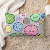 ボタカラフルンイラストレーション ランバークッション (ブランケット)