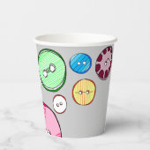 ボタカラフルンイラストレーション 紙コップ (裏面)