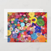 ボタカラフルンコラージュ ポストカード (正面/裏面)